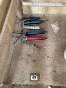 Quantity grease guns