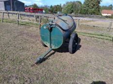 Water bowser, single axle on 7.5-20 wheels and tyres