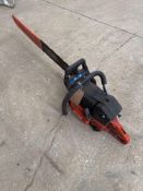 Dolmar PS9000 petrol chainsaw with extra long bar