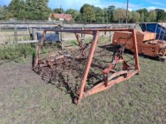 Browns 16ft chain harrows, hydraulic folding, linkage mounted