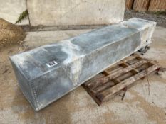 Galvanised water trough