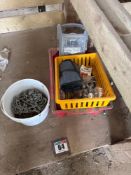 Quantity sundries including chains, sanding paper, tools etc