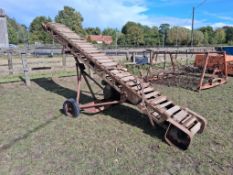 Lister Blackstone bale elevator with petrol engine