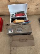 Quantity toolboxes and contents