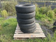 5No Dunlop 245/70R17 tyres only