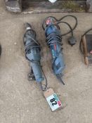 Bosch heat gun and Bosch GVS350AE detail sander, single phase