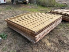 7No 6ft fence panels