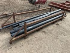 Quantity ducting & drainage pipe in metal stillage