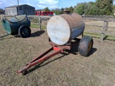 Galvanised water bowser