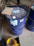 205 litres hydraulic hvi 46 oil drum (unopened)