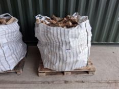 1m3 part seasoned ash & misc logs. No VAT