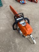 Stihl MS391 petrol chainsaw with c.20 inch bar