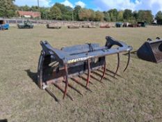 2009 Strimech X-From manure grab, hydraulic rave with Q-fit attachments. Serial No: 184619