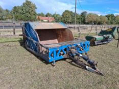 Terra-Vac suction cleaner and collector bin, PTO driven