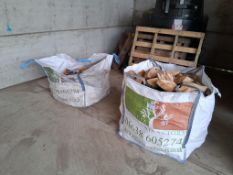 1m3 part seasoned ash & misc logs. No VAT