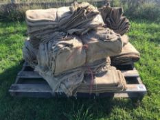 Quantity of hessian sacks