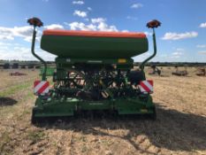 2018 Amazone Centaya 3000 combi drill with KE3001 Super power harrow. Rubber packer, hydraulic press
