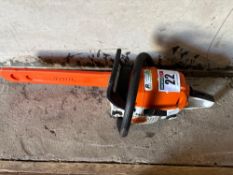 Stihl MS251 chainsaw. Manual in office.