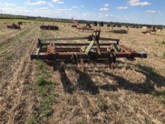 Ransomes 3 leg subsoiler with crumbler. Serial no: L00710. Manual in office.