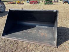 2017 JCB 980/A9986 shovel bucket with Q-fit brackets. Serial number: BA0010174. 2.45m3 capacity