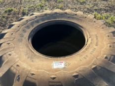 Pair of Goodyear 23.1-26 tyres only