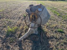 Davies diesel cement mixer