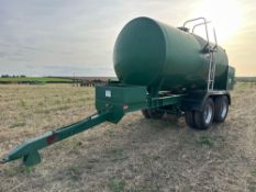 2009 Hutchinson Engineering twin axle water bowser