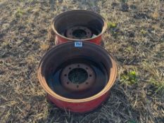 Pair of 8 stud wheels