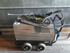 Cleanwell pressure washer c/w lance. Manual in office.
