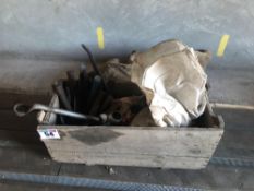 Assorted tools to include hammers and axes