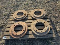 Quantity Ford wheel weights to fit Fordson Major