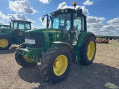 2012 John Deere 6430 Premium tractor. Data tagged, auto-quad gear box, 3 spool valves, tool box, aut