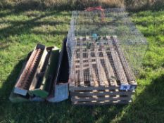 Poultry crates and feeders