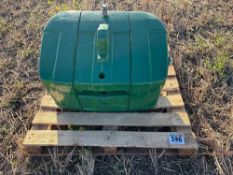 John Deere 900kg front weight block