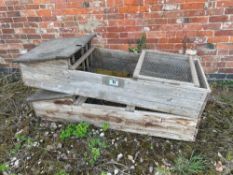 3No poultry crates