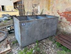 Galvanised tank