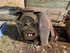 Cast iron fire grates and place