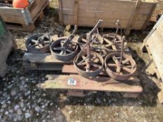 Cast iron wheels