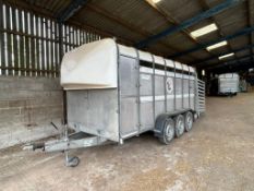 Ifor Williams Tri-Axle Livestock Trailer - (Leicestershire)