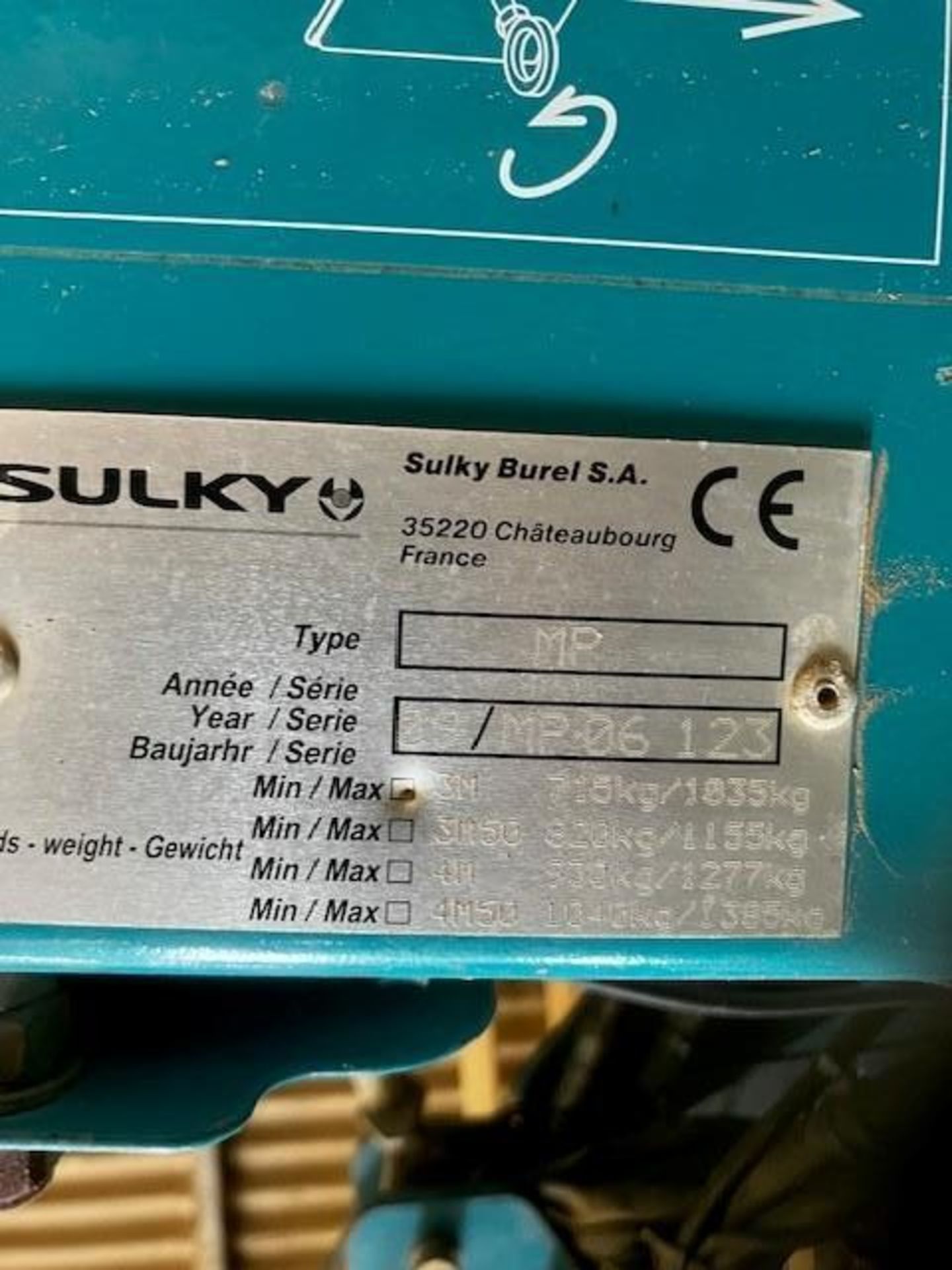 2009 Sulky OptiLine MP Air Drill - (Norfolk) - Image 8 of 8