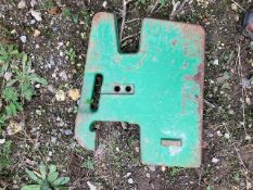 6No. John Deere Wafer Weights - (North Lincolnshire)