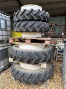 4No. Dual Wheels - (Cambridgeshire)