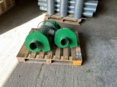 3No Martin Lishman fans and 6No grain pedestals