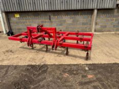 Massey Ferguson 310 10ft pigtail cultivator, linkage mounted. Serial No: W102