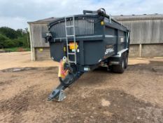2022 Richard Western SF16HS Plus 16t twin axle grain trailer with sprung drawbar, load cell weighing