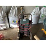 Oxyacetylene C2H2 cutting equipment and trolley