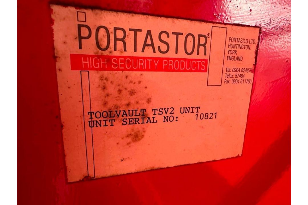 Portastore metal tool vault. C/w keys - Image 4 of 4