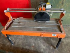 Red Band UK Ltd - 110v brick cutting table saw. 3 phase. Serial no: 1804RBU014