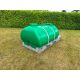 2017 Western Global 2000l tank on galvanised frame. C/w forklift tine pockets and 240v pump. Serial - Image 2 of 5