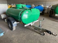 2015 Trailer Engineering 1000l plastic tank. Serial no: SFMTE011125S40504